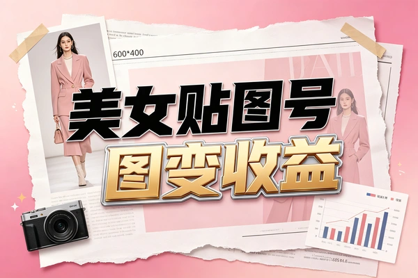 AI美女贴图号几张图也能赚收益