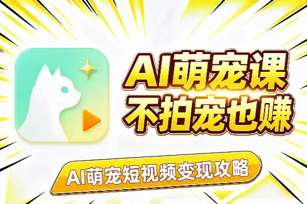 AI萌宠短视频：猫咪慢生活变现全攻略